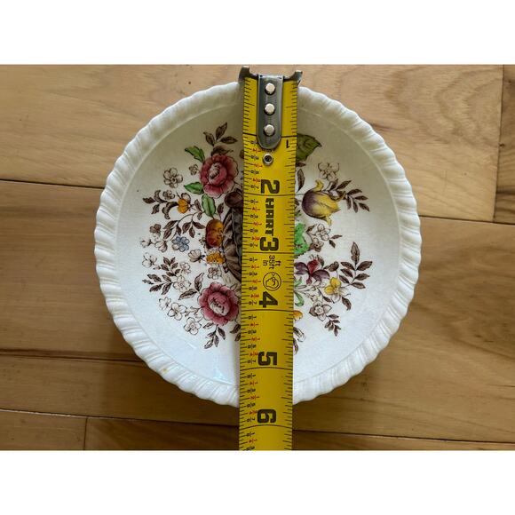 Windsor Ware Johnson Bros England Pomona set of 6 Saucer Plates 5.5" Vintage - Picture 4 of 7